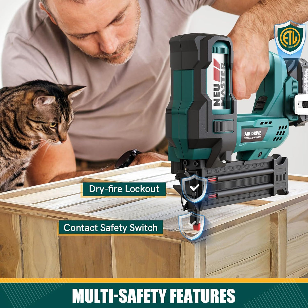 Neu Master Cordless Nail Gun NTC0090