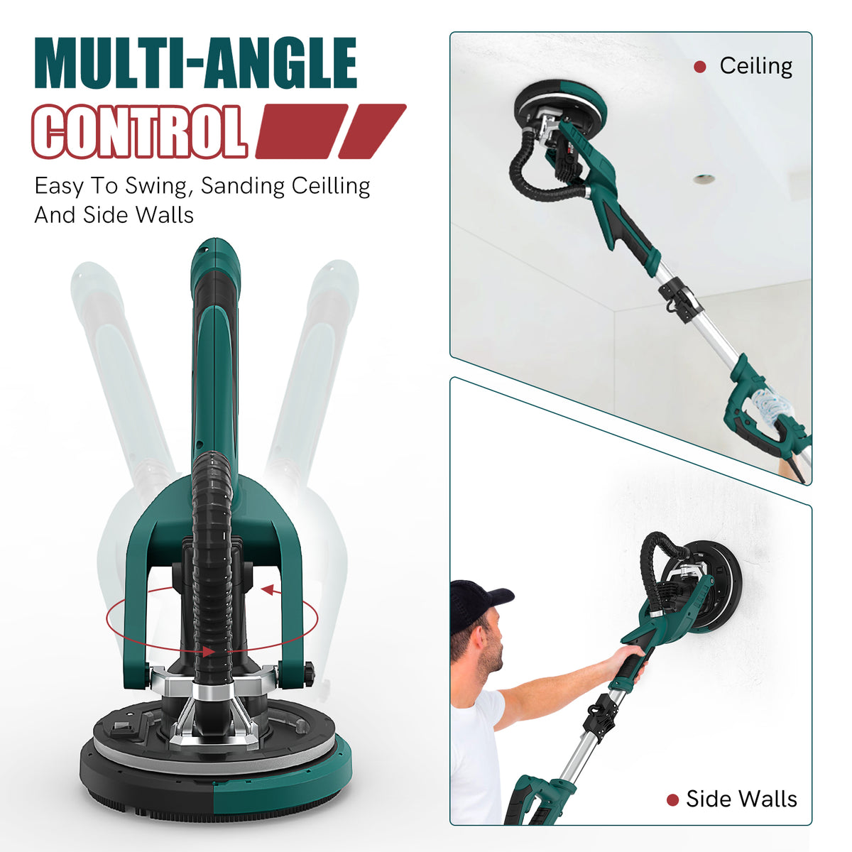 Electric Drywall Sander ‎SZL-225FV-2