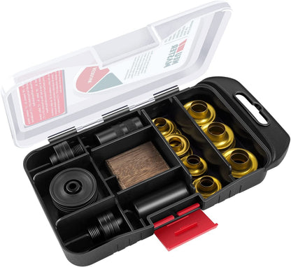 Neu Master Grommet Kit NH1003K, 3/8" and 1/2" Solid Brass Grommets