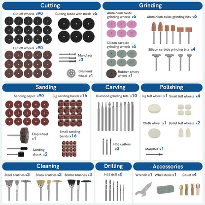 Neu Master Rotary Tool Accessories Kit