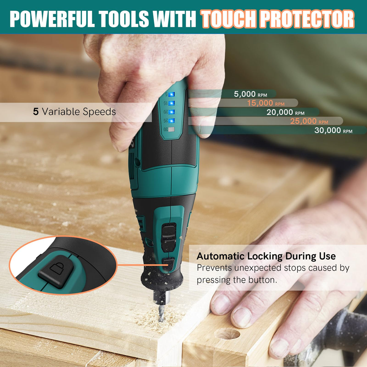 Neu Master Power Rotary Tool With 2.0Ah Batttery