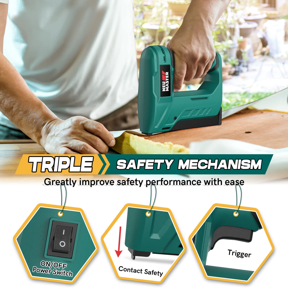 Neu Master Cordless Staple Gun NTC0070