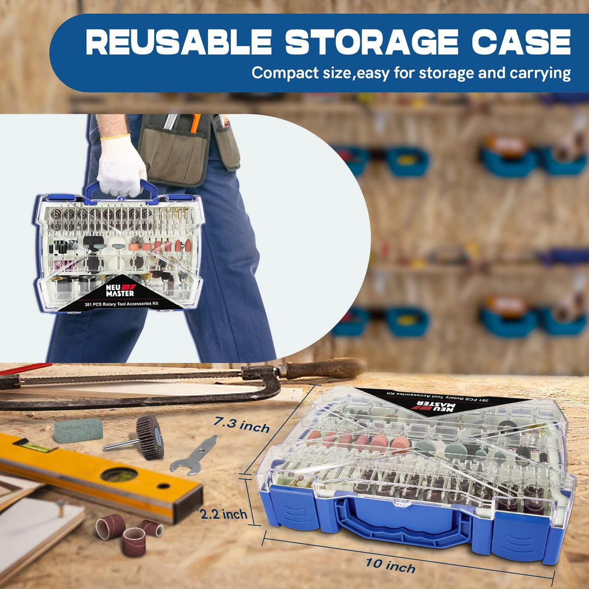 Neu Master Rotary Tool Accessories Kit