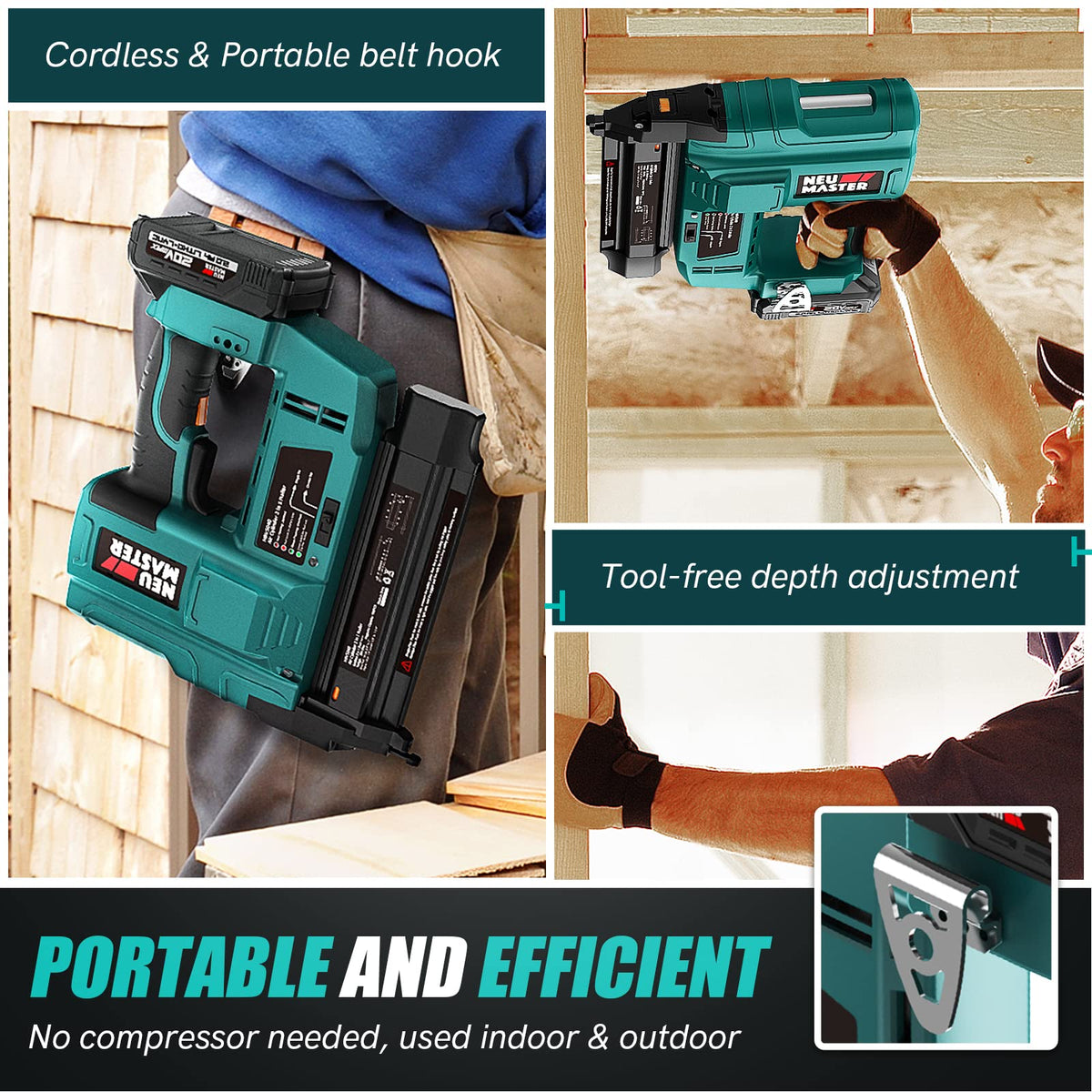 Neu Master Cordless Brad Nailer NBV5040