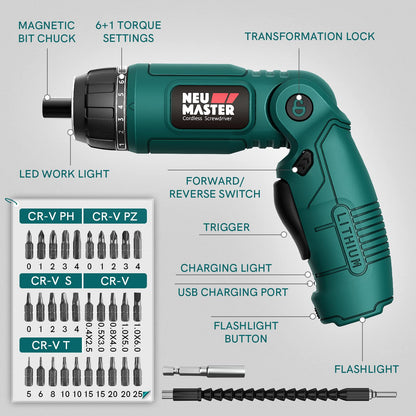 Neu Master Cordless Screwdriver NSD2013