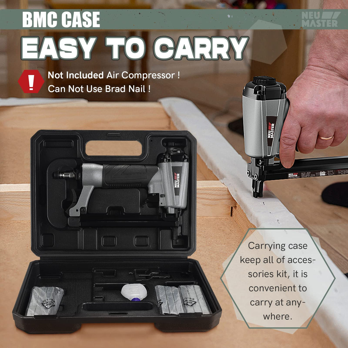 Neu Master Pneumatic Staple Gun NPT50