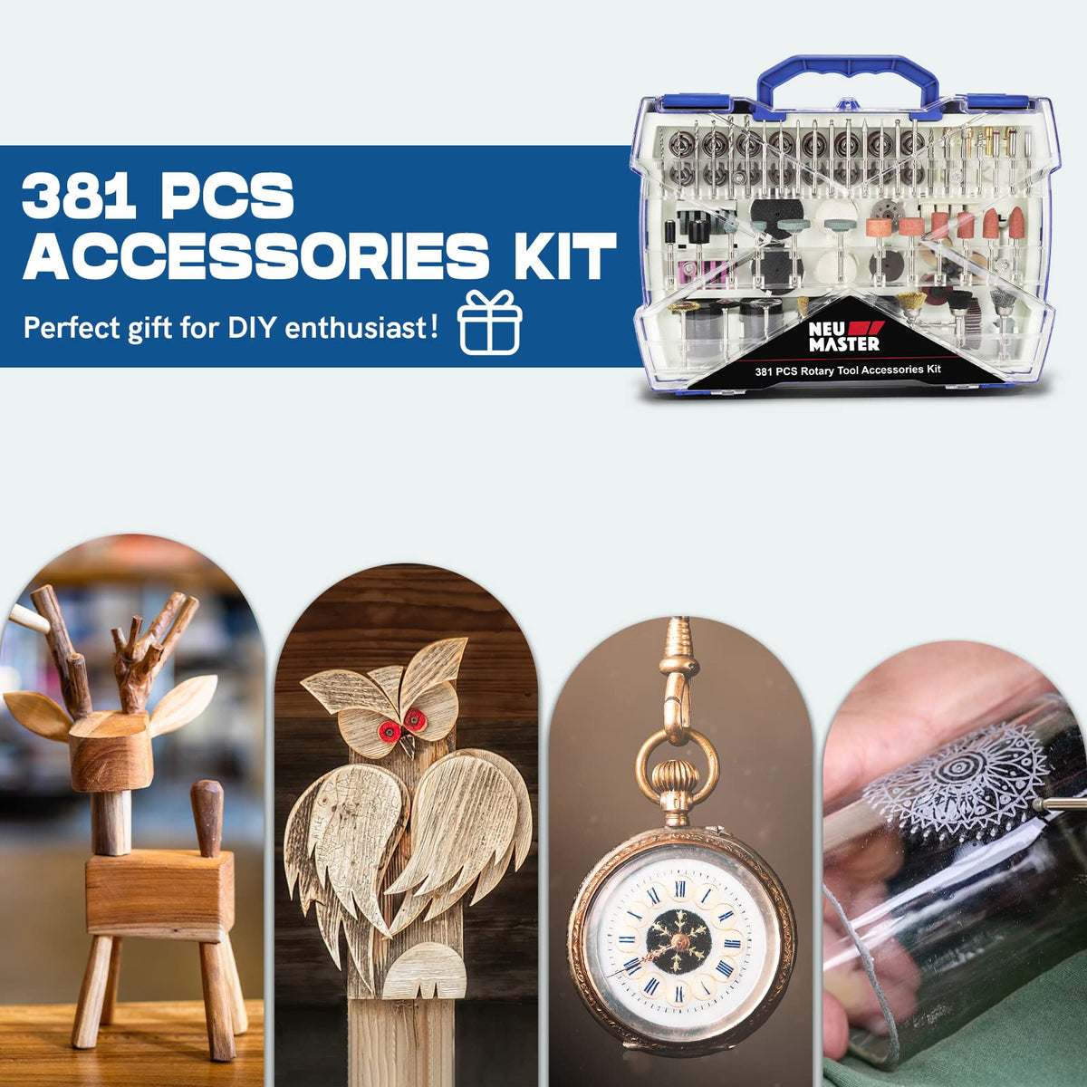 Neu Master Rotary Tool Accessories Kit