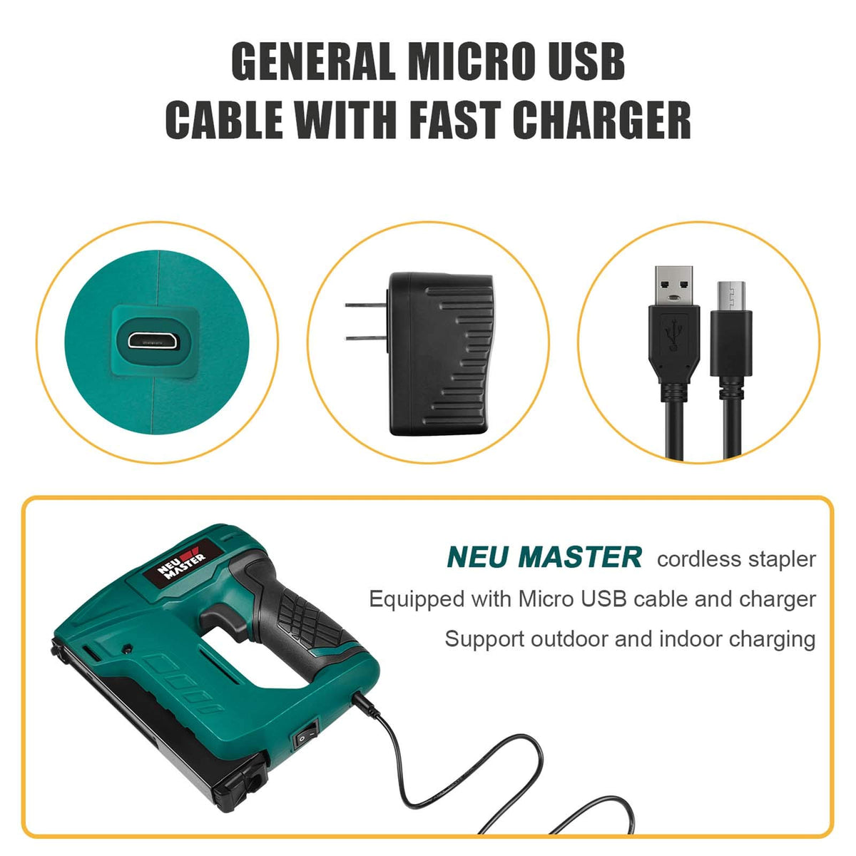 Neu Master Cordless Staple Gun NTC0070